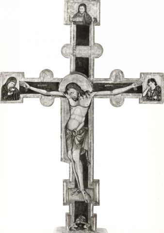 Anonimo — Anonimo umbro-marchigiano sec. XIII - Cristo crocifisso — insieme